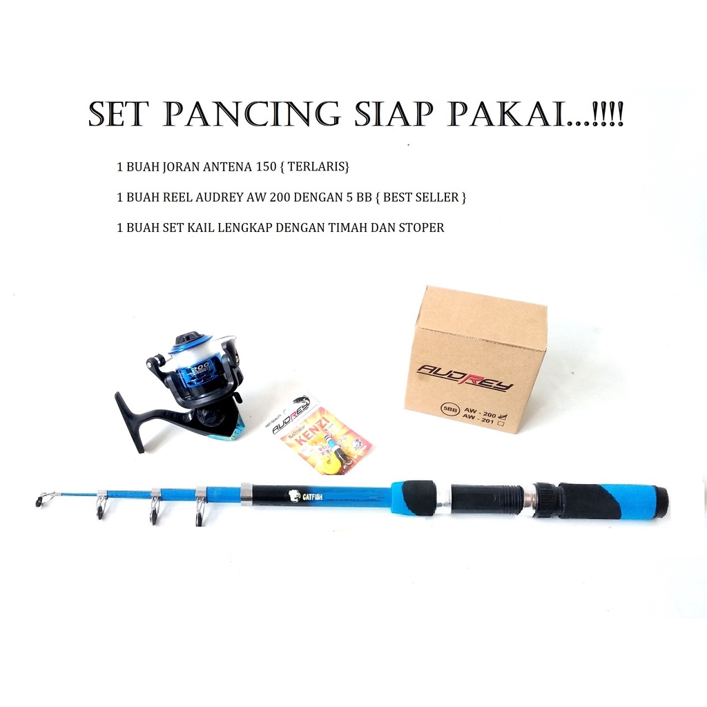 SET ALAT PANCING ANTENA JAPAN  PANJANG 150 KEKUATAN HINGGA 5 KG