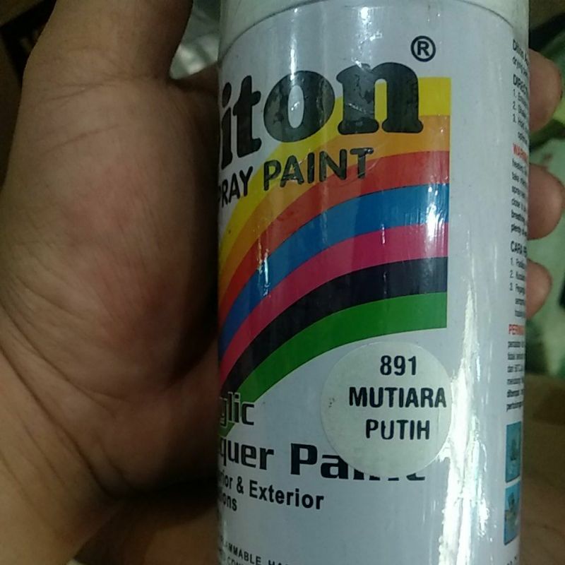 

Cet Diton Mutiara Putih 891 Spray Paint