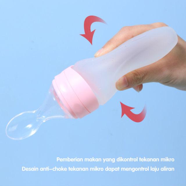 PREMIUM DOT BOTOL SENDOK SILIKON ALAT MAKAN MPASI BAYI BABY FEEDER SILICONE
