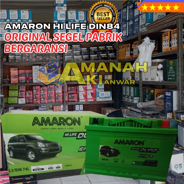 AKI Kering AMARON HI-LIFE DIN84 | Aki Mobil | Aki Amaron | CHEVROLET : SPIN, ZAVIRA