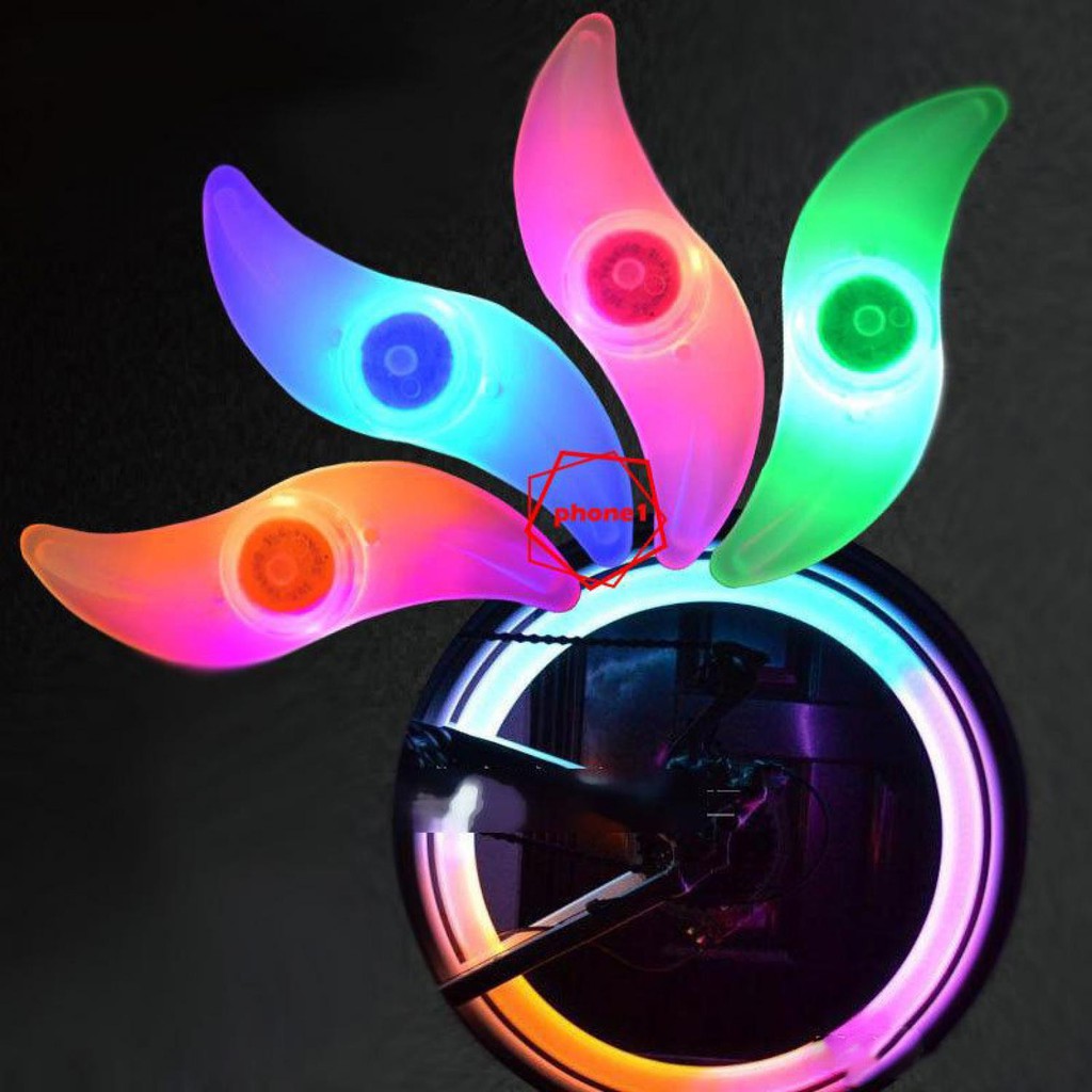 DACHELUN Lampu Ban Sepeda Colorful LED Bicycle Wheel Light 1PCS DC-889