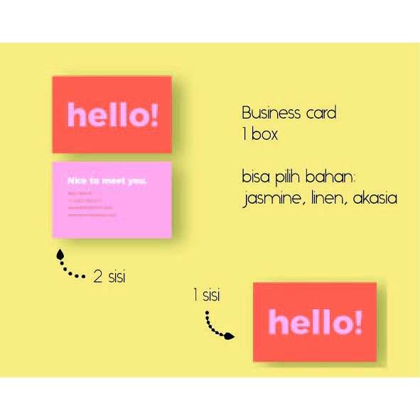 

business card special by bungkusan yuk kartu nama