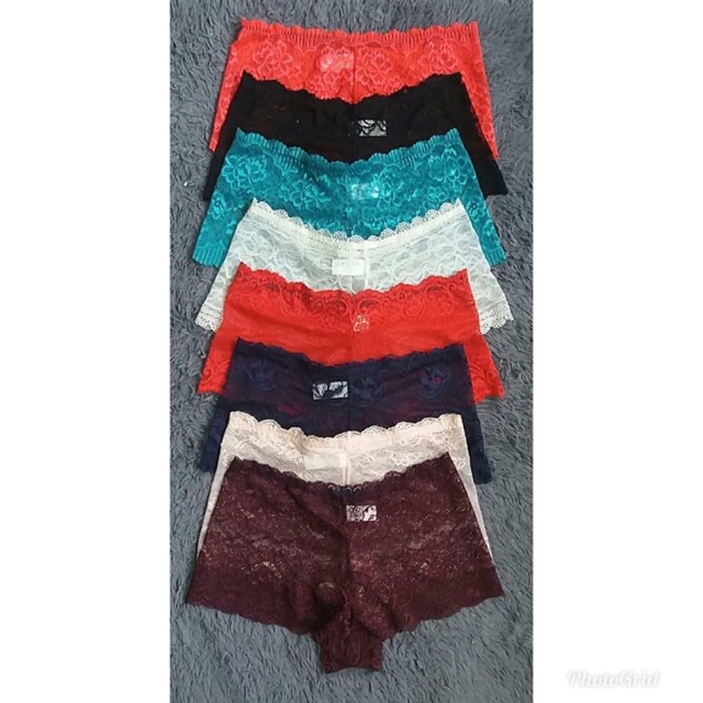 Panty boxer lace 4colors