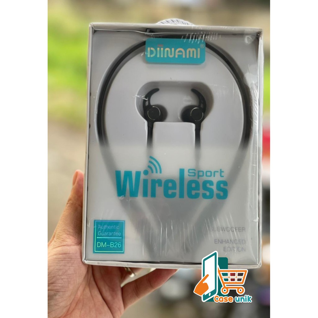 BM052 Headset headsfree Bluetooth ORIGINAL DIINAMI SPORT B26 SUPERBASS FOR ALL SMARTPHONE CS2607