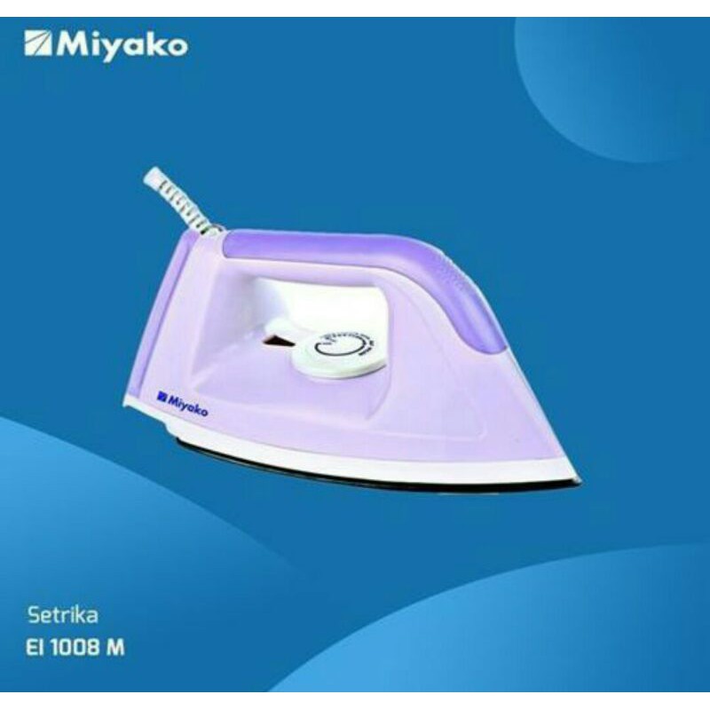 SETRIKA MIYAKO EL-1008 M / PENGGOSOK BAJU MIYAKO EL 1008 M / SETRIKA ELECTRIC DRY IRON EL1008M