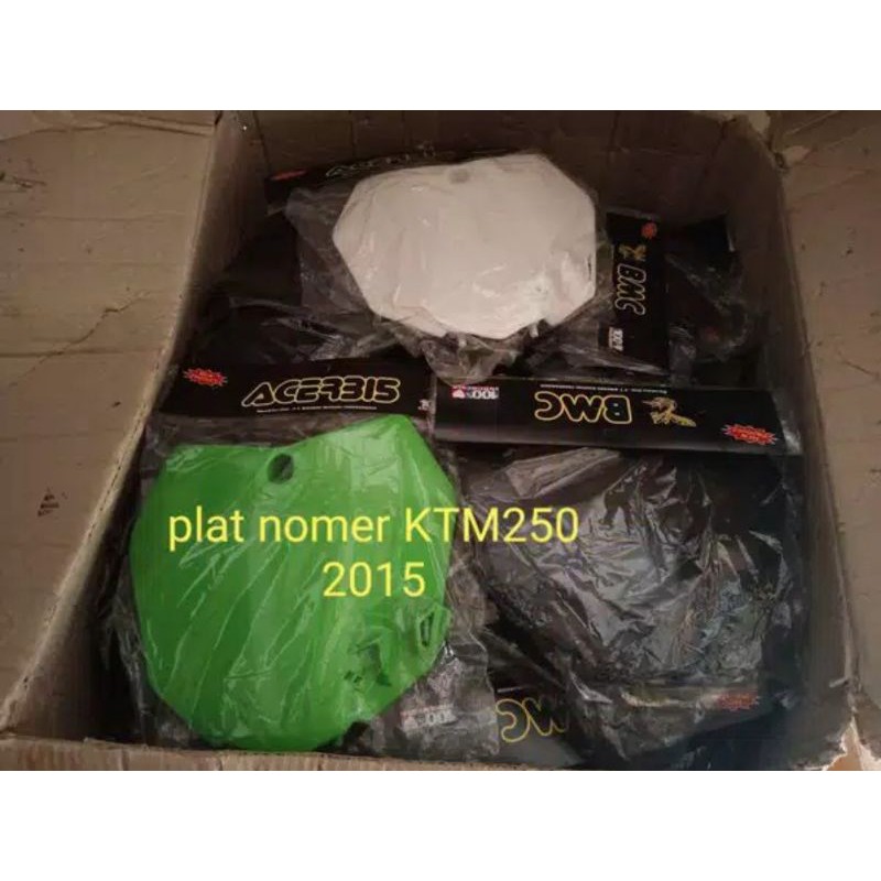 PAPAN NOMOR KTM SIXDAYS/PAPAN START KTM 6DAY/COVER PLAT NOMOR KTM