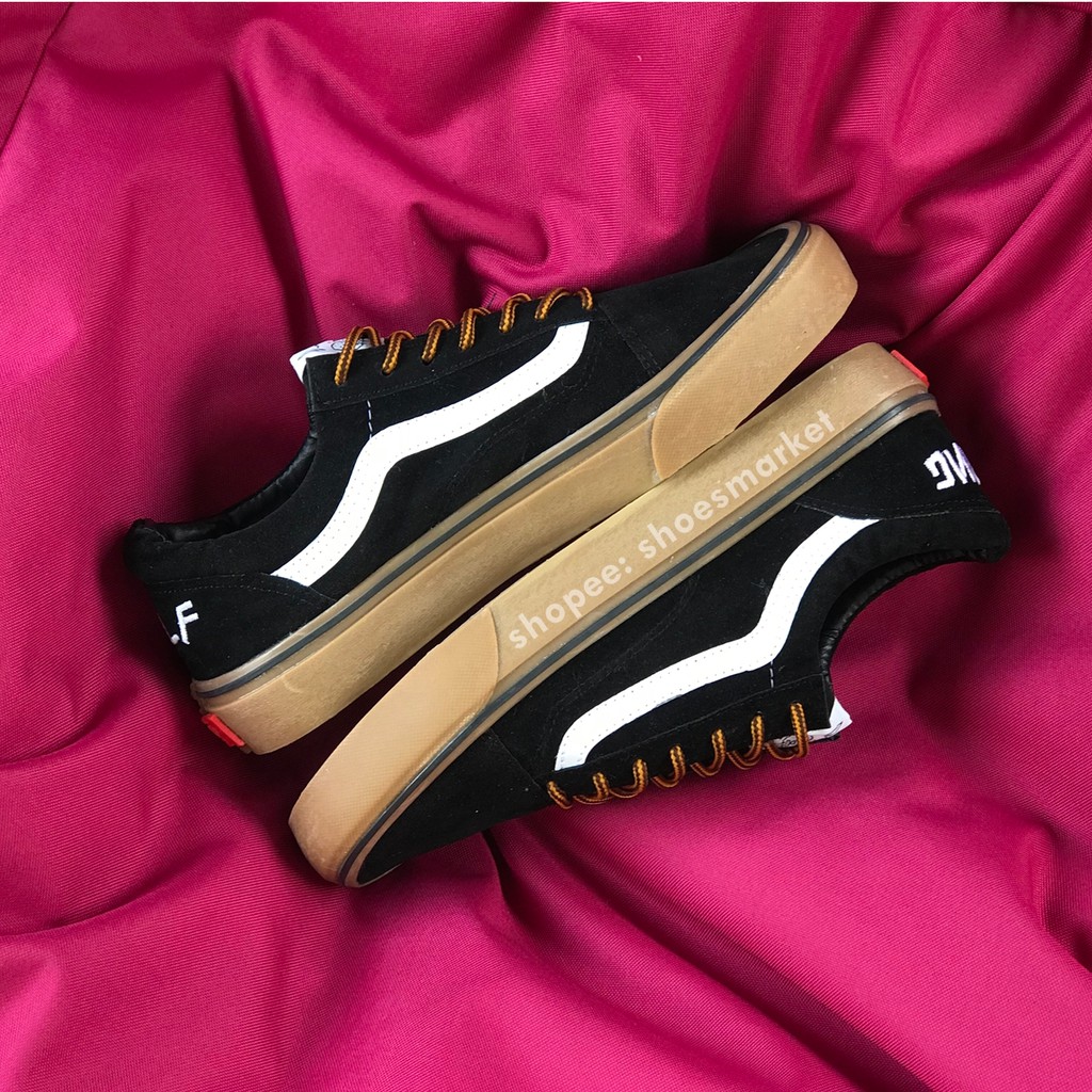 OBRAL SEPATU VANS OLDSKOOL GOLF WANG BLACK GUM