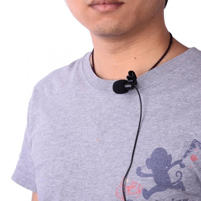 Kamera-Aksesoris- Brica Microphone With Clip Jack 3.5 Mm Mic External Mic Eksternal -Aksesoris-