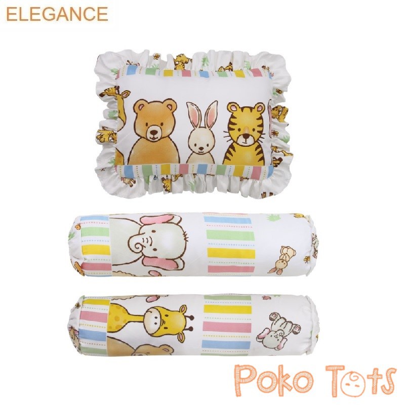 Elegance Paket 3-in-1 Bantal dan Guling Bayi 3in1 Family Portrait/Duckies Set 3 in 1