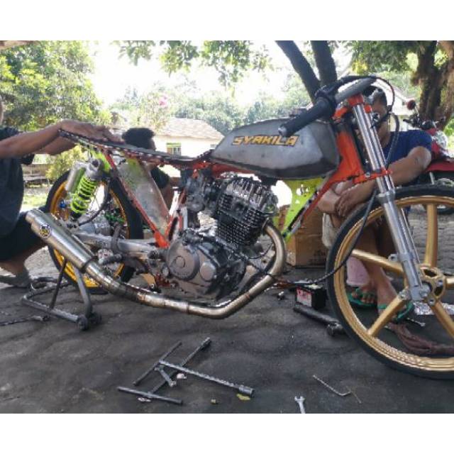 Knalpot Herex Stainless Pekajaman Muffler KMBRT