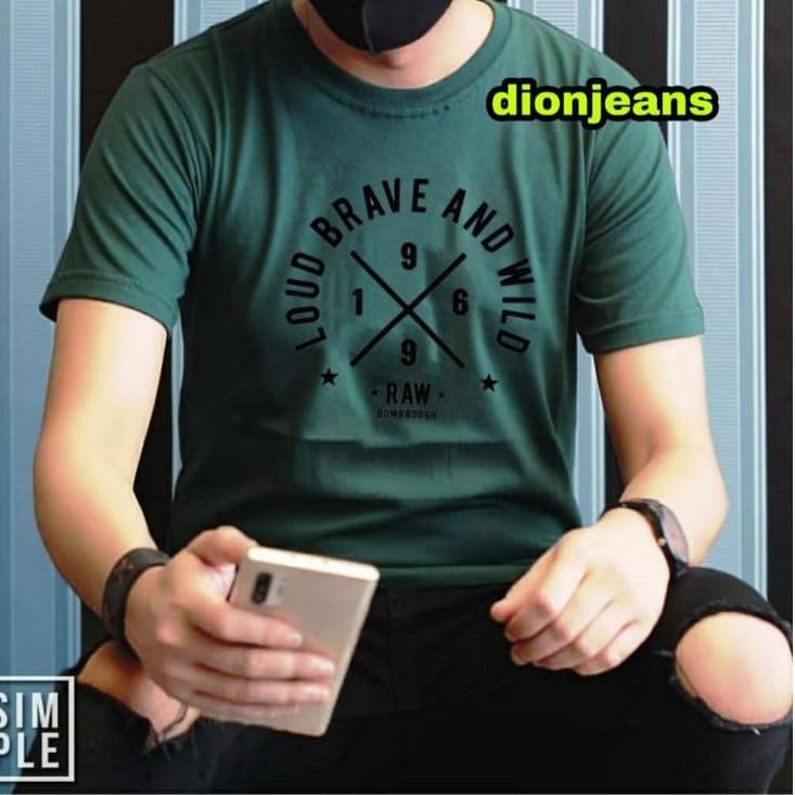 Kaos Distro GreenLight Sablon Timbul [ATG.28My22ᵁ]