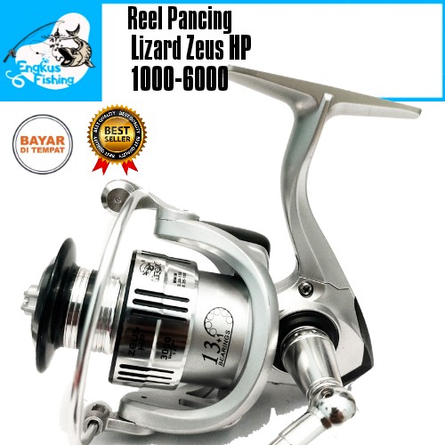 Reel Pancing Lizard Zeus Hp 1000 - 6000 (13+1 Bearing) Power Handle - Engkus Fishing