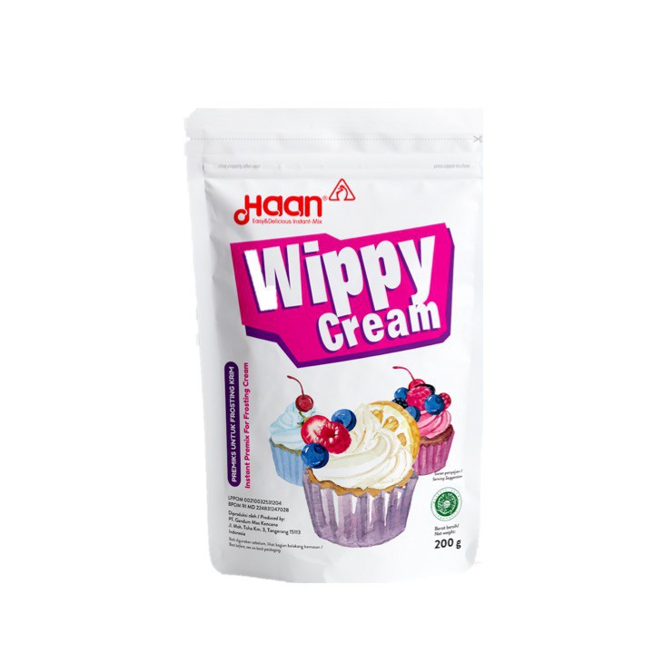 

Haan Wippy Cream 200gr Pouch