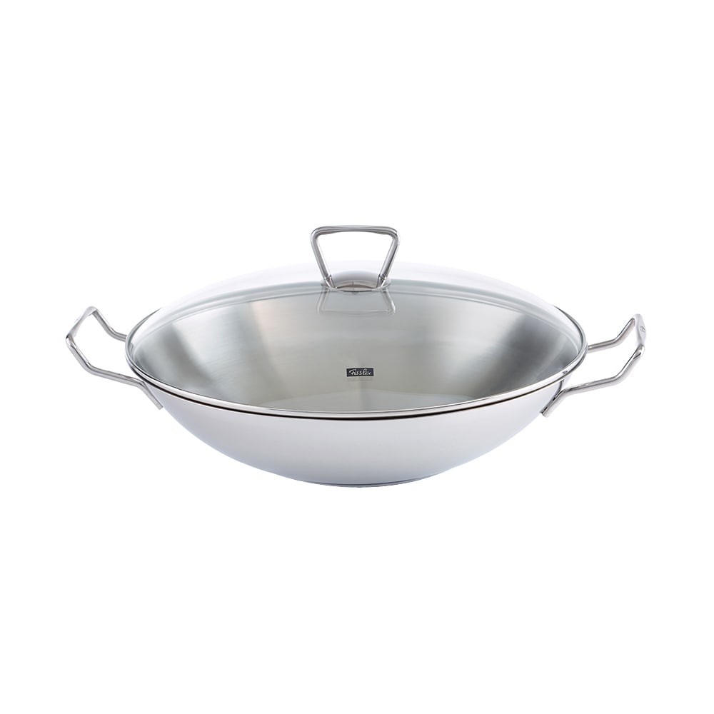 FISSLER KUNMING WOK PAN DENGAN TUTUP 36 CM