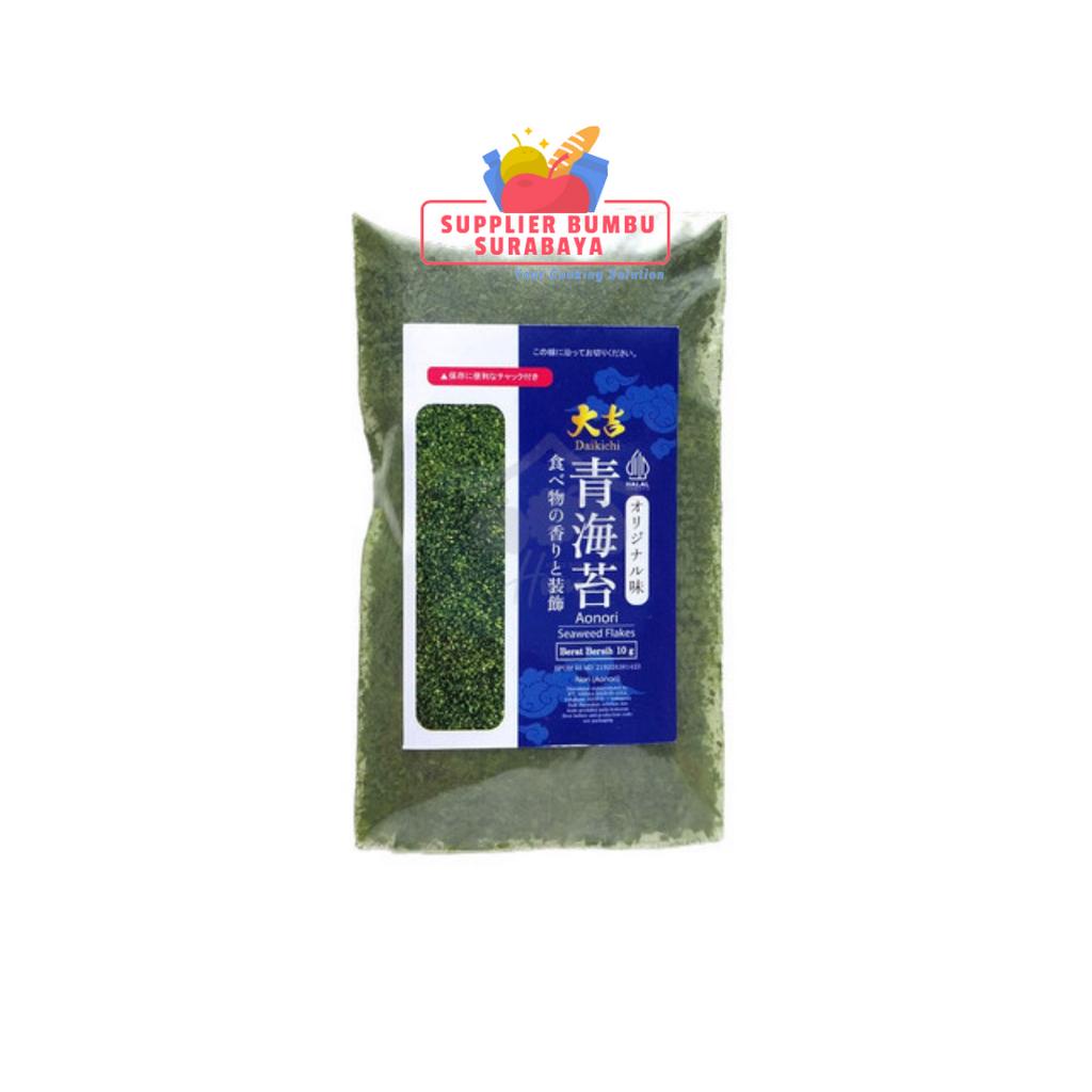 

Aonori Bubuk Nori Tabur / Seaweed Flakes / Serbuk Rumput Laut 10g