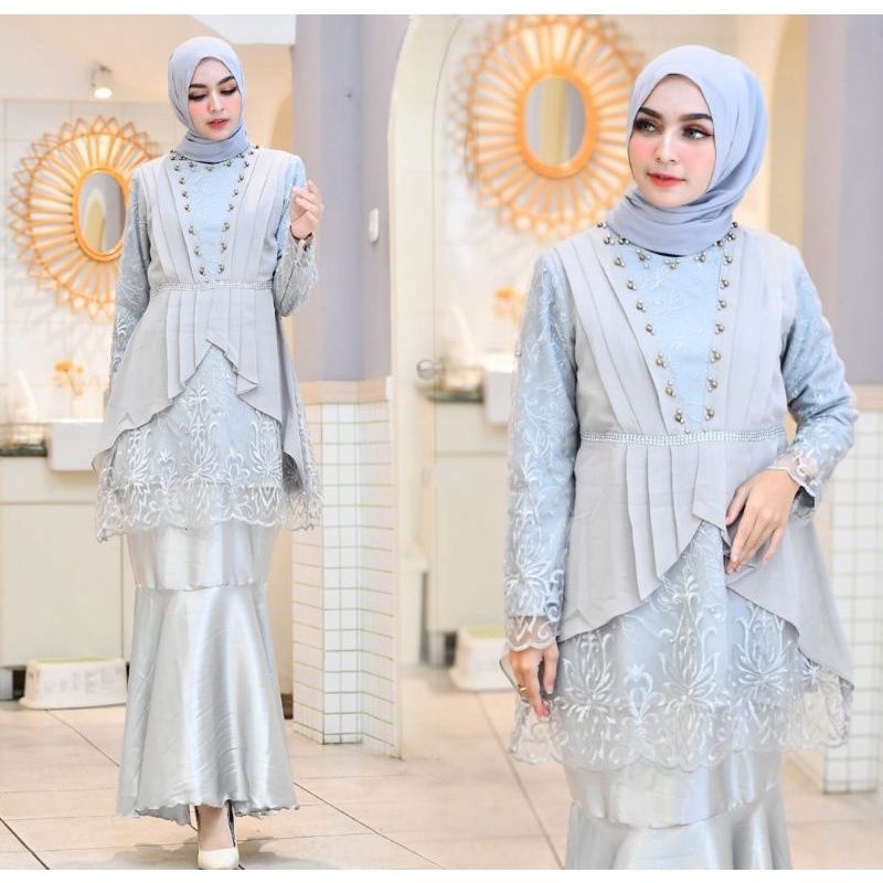 SETELAN KEBAYA TULLE MANAYA/REALPICT KEBAYA MODERN/BY PB