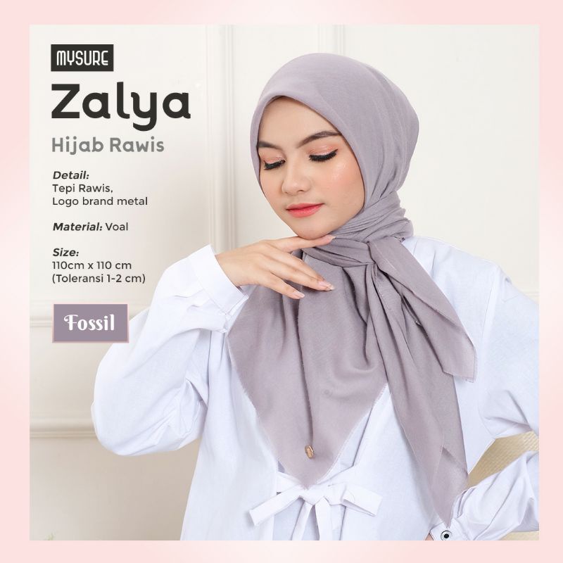 HIJAB SEGIEMPAT ZALYA HIJABRAWIS || MYSURE