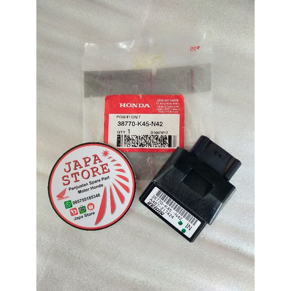 38770-K45-N42 ECM CBR 150 R K45G CDI CBR 150 R ECU CBR 150 R K45G Unit Comp PGM-FI IGN CBR 150 R K45
