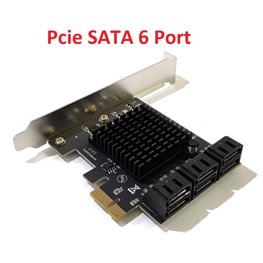 PCIE SATA 6 Port Internal SATA3 High Speed PCIE x1 PCI Express Card