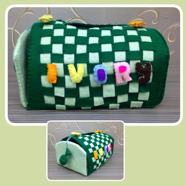 Suvenir Kotak Tisu/ Tempat tisu handmade/ Handmade Tissue box