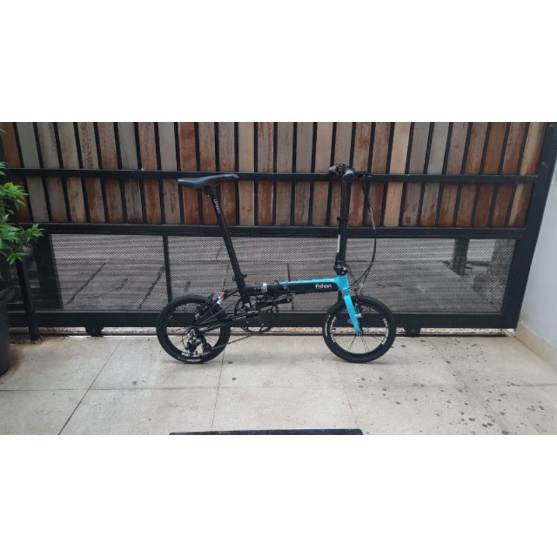 Sepada Lipat FNHON RETRO 16 inch black blue