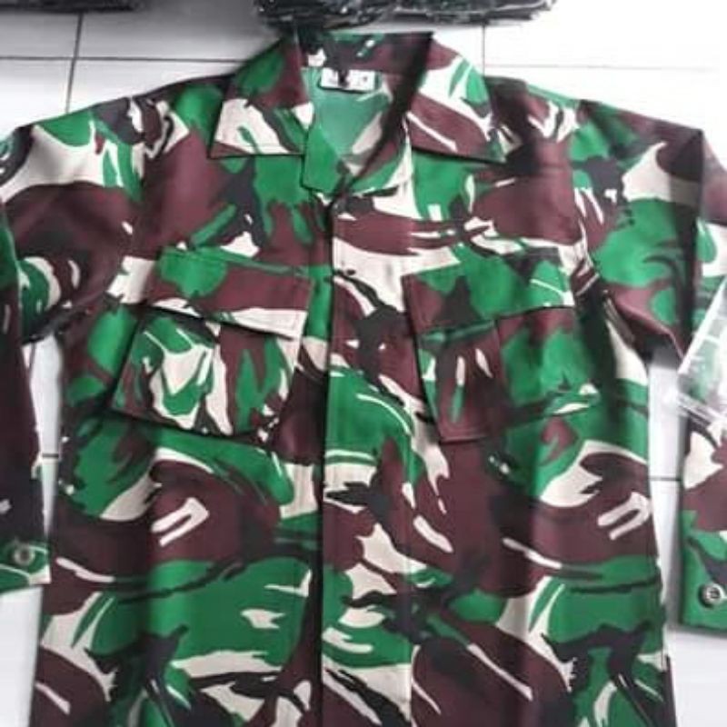 Baju PDL Velbed Loreng TNI Trimatra Platinum