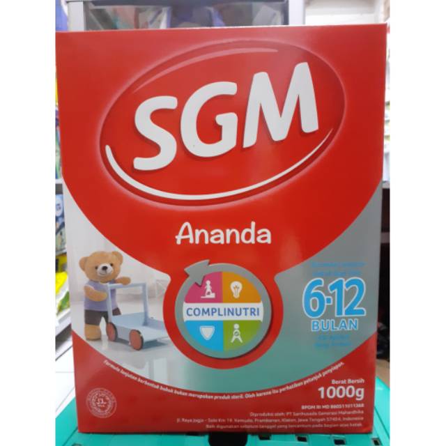 

ASGM Ananda 6-12 Bulan 1000gr