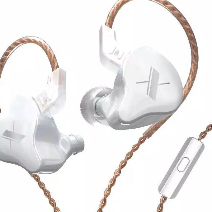 ✤ KZ EDX With Mic KZ Earphones 1 Dynamic Bass Earbuds In Ear Monitor ←