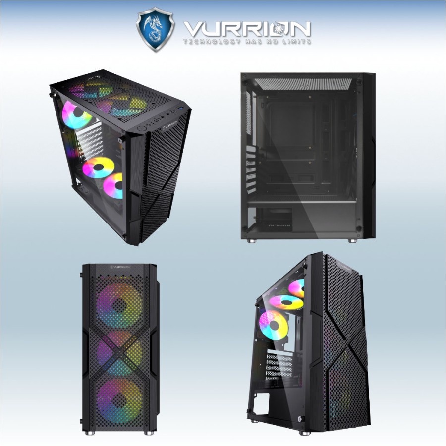 CASING GAMING VURRION BLACXBOLT NEW