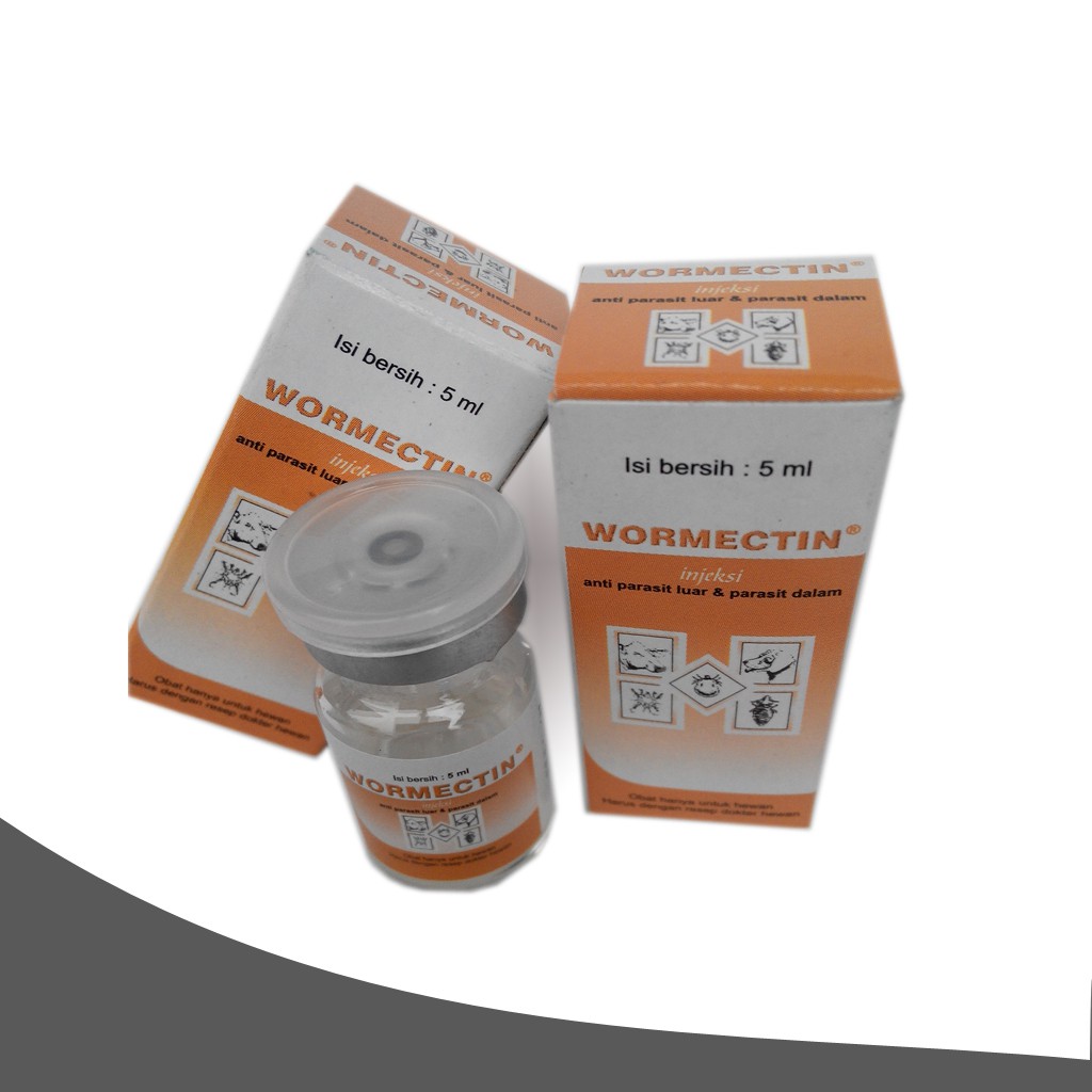 BONUS Suntikan.. WORMECTIN INJEKSI 5ml /Obat Kutu ,Tungau , Kudis,Jamur - Anjing ,Kelinci, Kucing