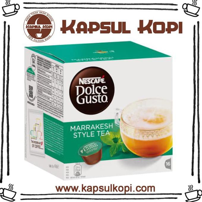 

PROMO Marrakesh Style Tea Kapsul Kopi Nescafe Dolce Gusto Impor NDG Capsule