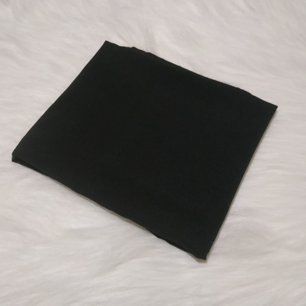 Bisa Cod Pasmina diamond 170x70cm / pashmina sabyan /pashmina diamond premium-Hitam