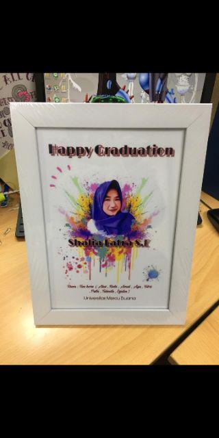 Bingkai Custom/foto Custom/art-kado Gradution - Kado Anniversary