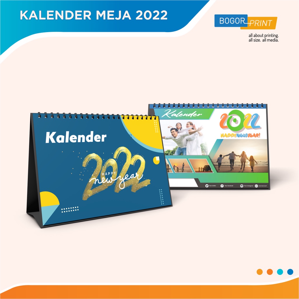 Jual Cetak Kalender Meja 2022 2023 Custom Minimalis Art Karton 260 Kalender Duduk 