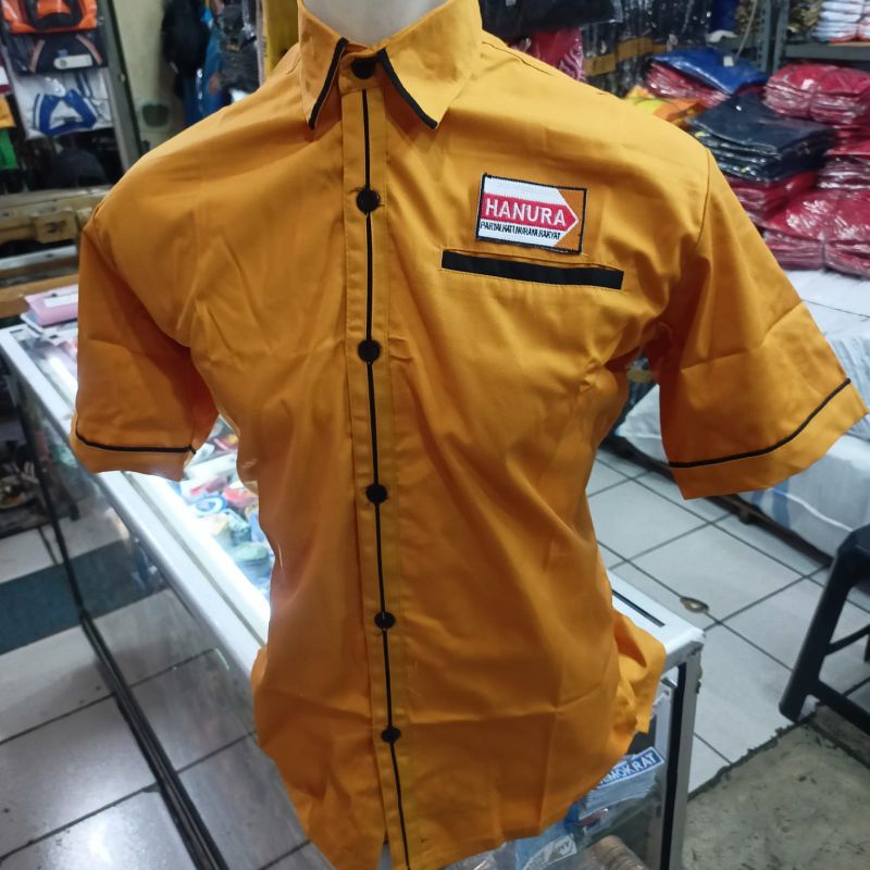 KEMEJA PARTAI HANURA SERAGAM PARTAI HANURA BAJU PARTAI HANURA.