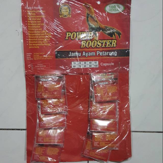 

POWER BOOSTER JAMU AYAM LOKAL 10 btr