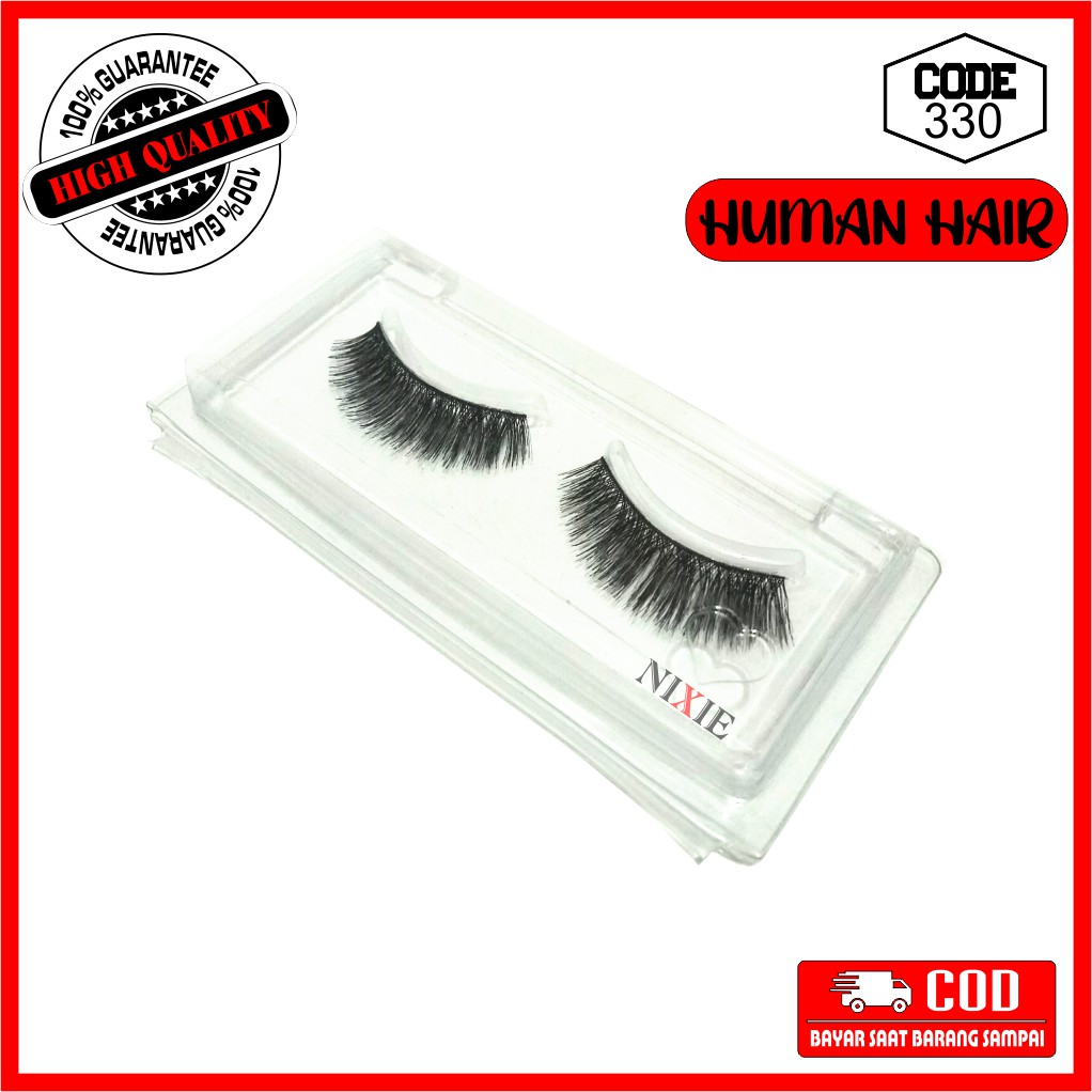 False Eyelash Bulu Mata Palsu Natural Premium Murah Lembut Satuan Kekinian