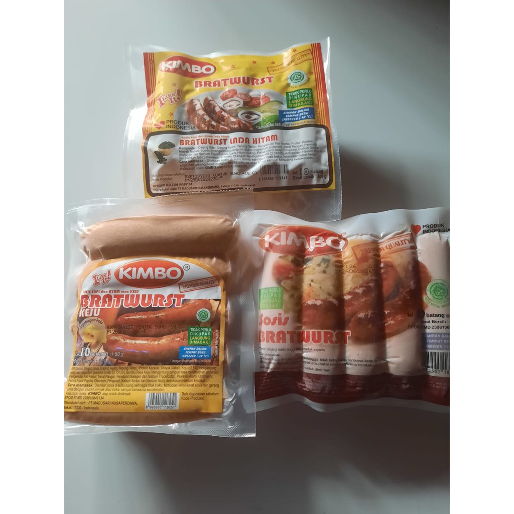 Jual Kimbo Sosis Isi Bratwurst Gr Shopee Indonesia