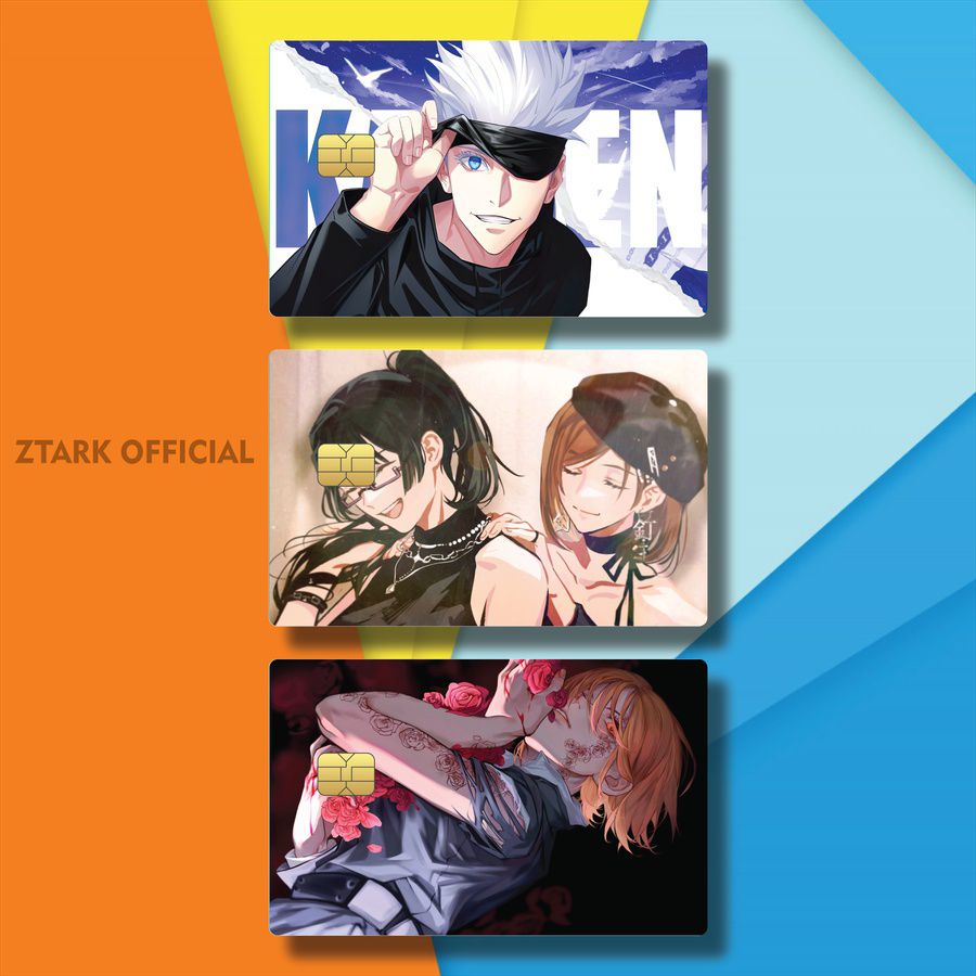 21-36 STIKER KARTU MAHITO JUJUTSU KAISEN TMPT2/ZZK3M/ GARSKIN KTP ANIME JUJUTSU KAISEN CHARACTERS / 