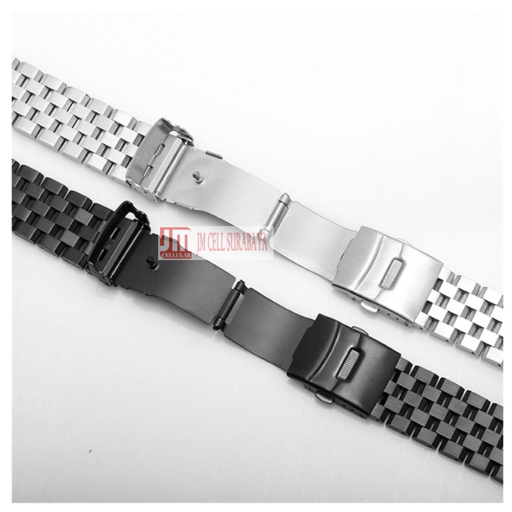 Super II Tali Jam Tangan 22mm Watch Strap Seiko 5 Sports - Metal Stainless Steel