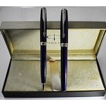 

PARKER FRANCE SONNET BLUE CT ROLLER BALL RB DAN BOLPOINT BP ORIGINAL MADE IN FRANCE