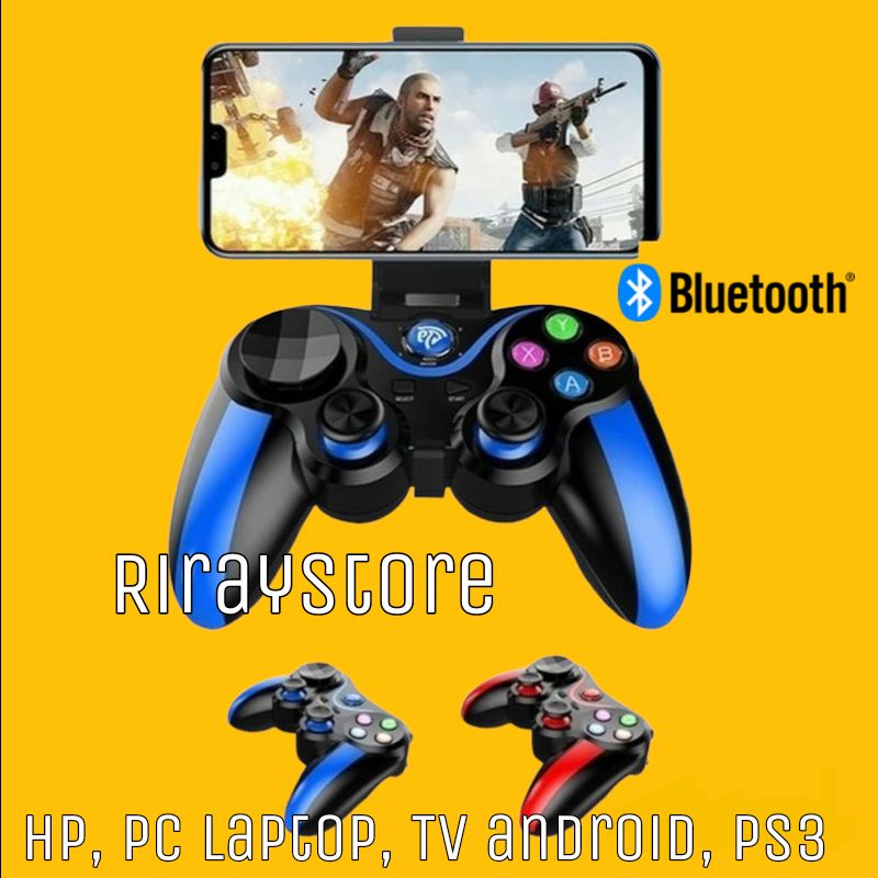 Gamepad Stik Bluetooth Controller For Android ,Smart TV, PC PS3 Joystick With Holder