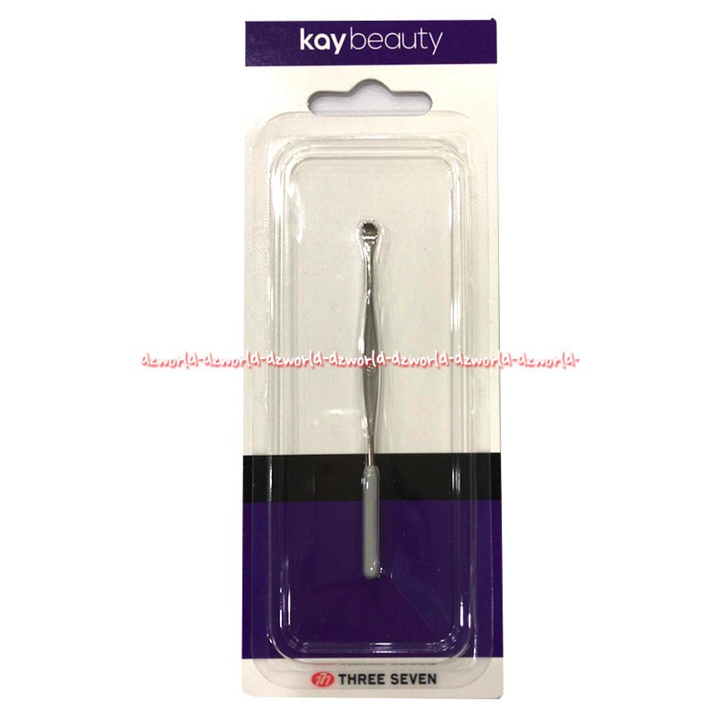 Kay Beauty Three Seven Alat Korek Kuping Telinga Stainless Steel Besi Cotton Bud Besi Kai