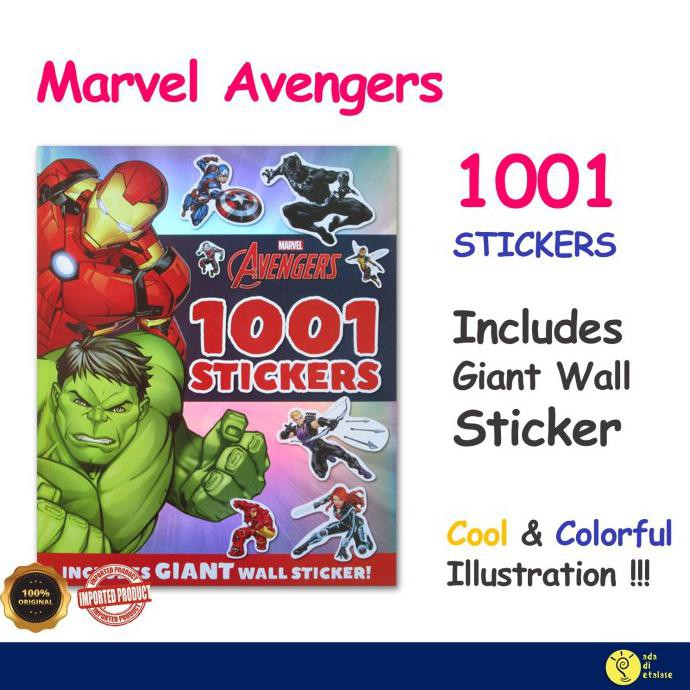 

Sticker Activity Book Marvel Avenger 1001 Stickers