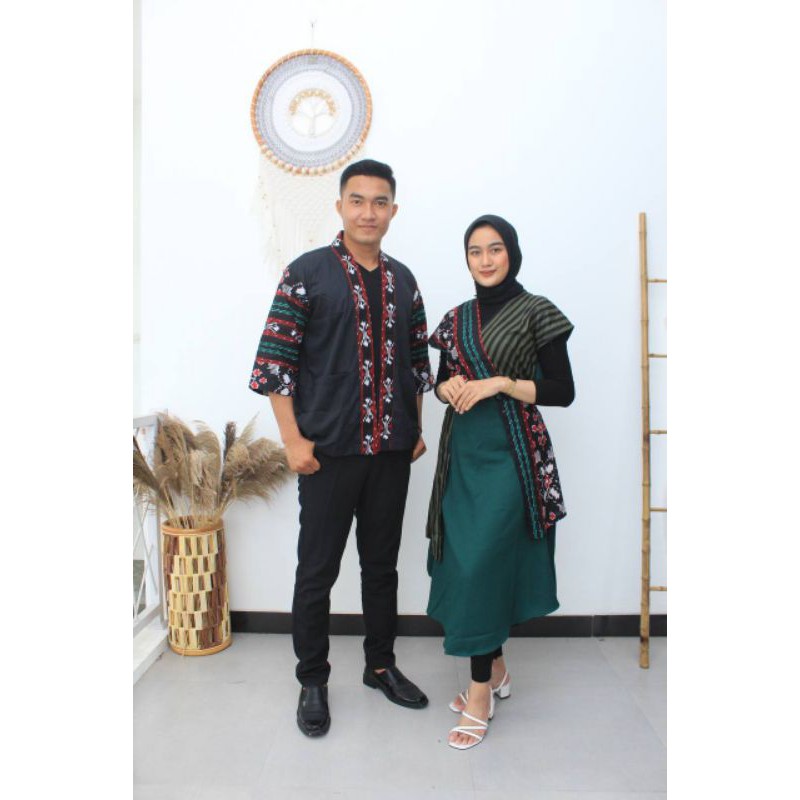 COUPLE BATIK DRESS BATIK SONGKET BATIK COUPLE KIMONO