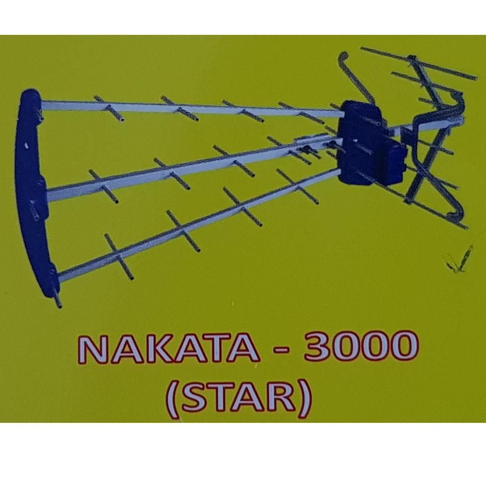♨ Nakata 3000 Antena TV Outdoor 3 Ruas Antena TV Tabung Dan Antena TV LED Antena TV Luar ♚