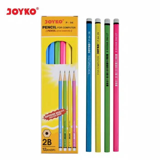 

Pensil 2B/Pensil 2B Joyko P-24 1Box Isi 12Pcs