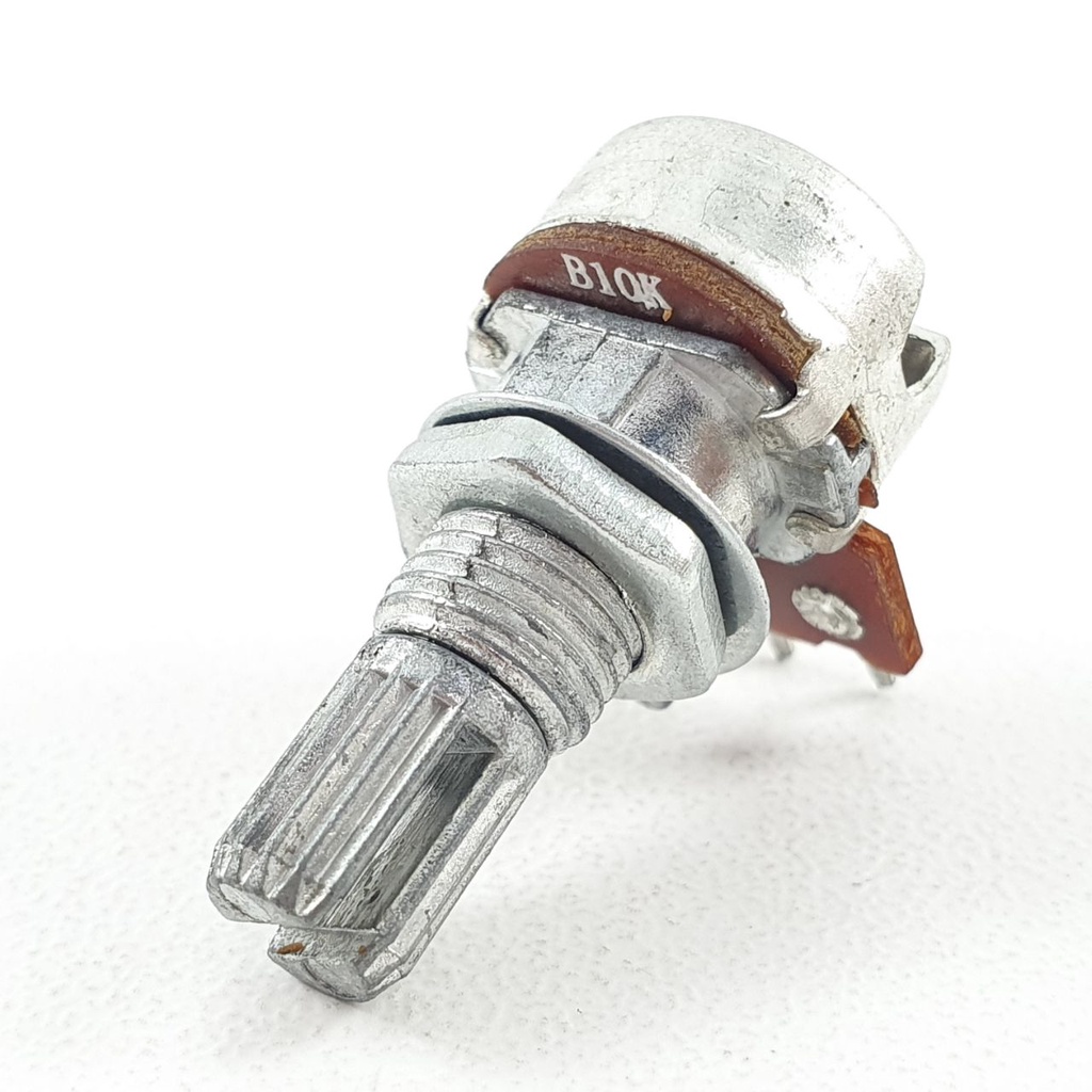 Potensio Mini 3 pin 10k Drat Mono Kaki 3 Lurus Potentio Meter 103