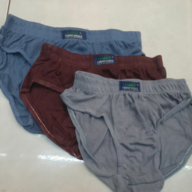 CD SEMPAK BOXER KATUN COWOK PRIA MURAH JUMBO CROCODILE  CYCLON