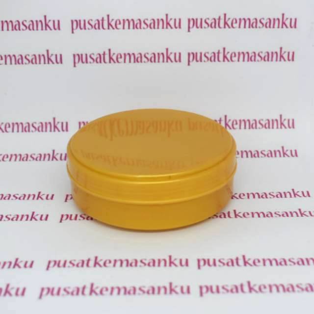 [ Paket 10pcs ] Pot Lulur 100 Gram Emas Emas